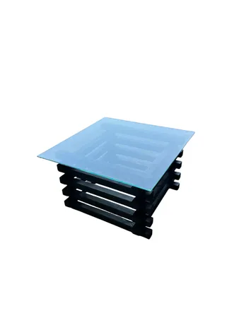 שולחן סלון עץ אורן מלא כולל משלוח והרכבה דגם SHADOW