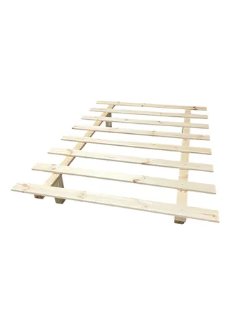 בסיס מיטה זוגית קלאסית 140X190 ללא מסגרת עץ אורן מלא כולל הובלה והרכבה
