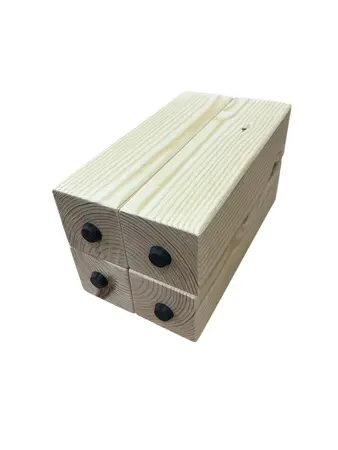 רגלי עץ אורן לרהיטים